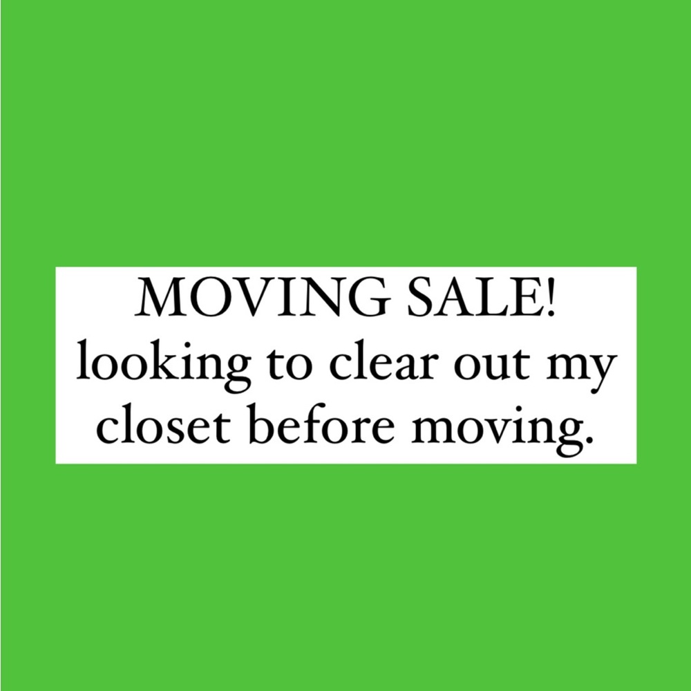 Moving sale!!